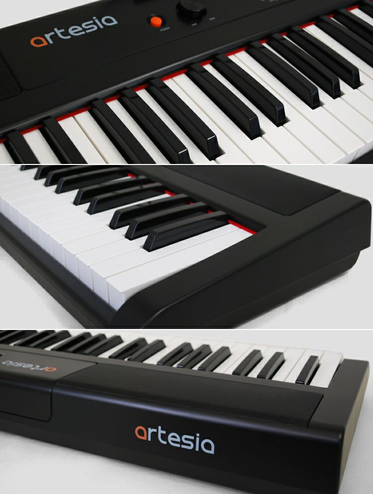 artesia 電子ピアノ Performer ブラック□X型スタンド