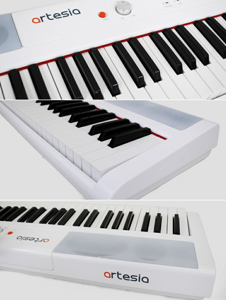 artesia 電子ピアノ Performer ホワイト□重量たったの7Kg