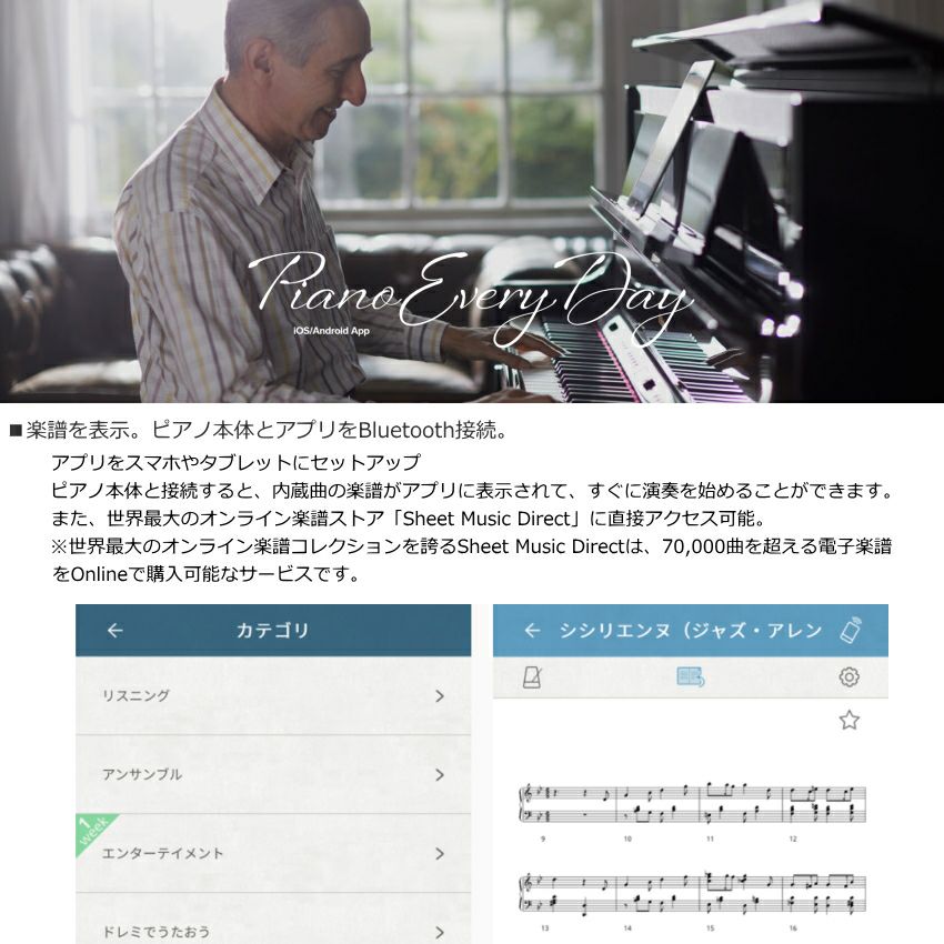 在庫あり□運送・設置付□ローランド HP704 ホワイト 「防音