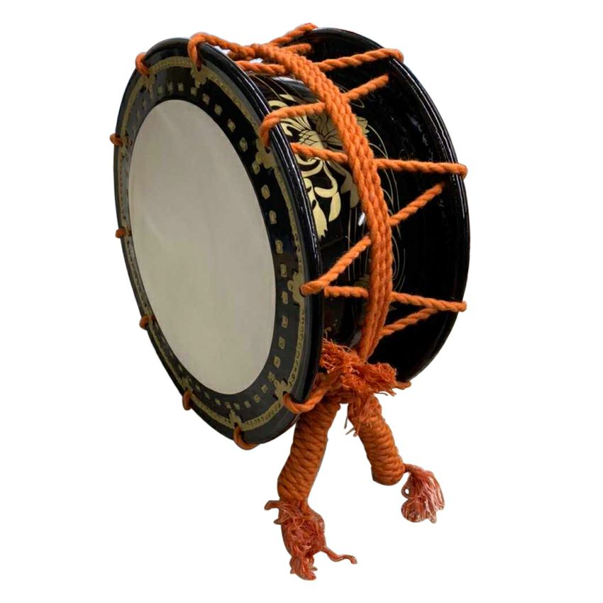 締太鼓 ケース付き TST 蒔絵胴 和楽器/和太鼓 能楽から祭囃子、組太鼓