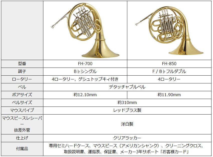 Amazon | Jマイケル FH-850 フレンチホルン F/B♭フルダブル